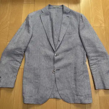 볼리올리 린넨 자켓 하운드투스