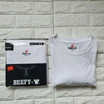 BEEFY XL 포켓 티셔츠 새상품 1장, 새상품급 1장, 비피 헤인즈