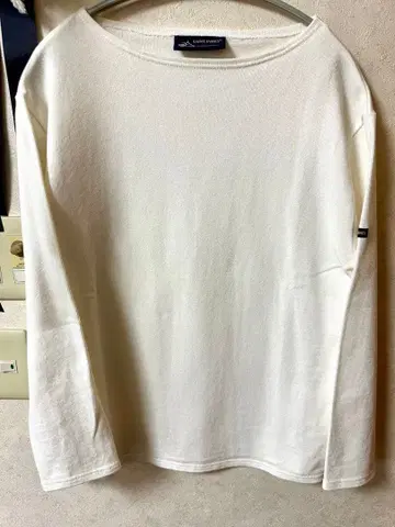 새상품 SAINT JAMES 화이트 긴팔 T셔츠 SM