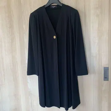 [ LEONARD ] 블랙 롱 가디건 사이즈 L