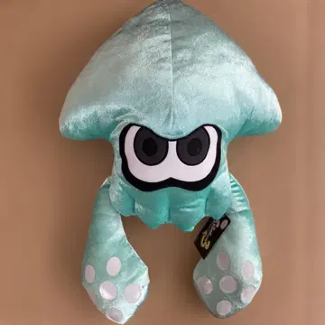 스플래툰 3 다이컷 쿠션 오징어 라이트 블루 익명 배송