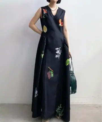 아메리빈티지 ELEANOR LINEN LIKE DRESS