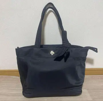 [컨디션 최상] Kate Spade 블랙 토트백 나일론