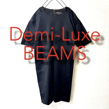 여성용 원피스 무릎 기장 원피스 Demi-Luxe BEAMS 데밀룩스