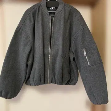 ZARA 그레이 봄버 자켓 신사