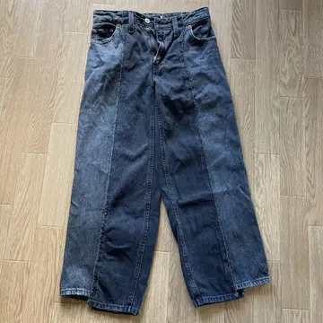 BAGGY DAD 25 다크 데님 배기 팬츠