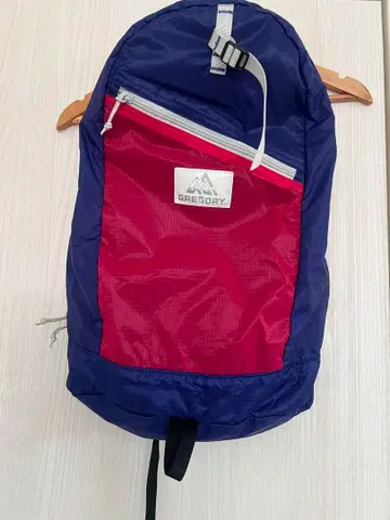 GREGORY 백팩 데이팩LT 네이비/레드 라이트웨이트