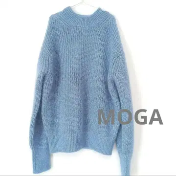 MOGA 실크 혼방 모헤어 니트 풀오버