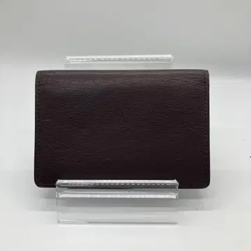 Paris 다크 브라운 가죽 명함지갑 카드 케이스