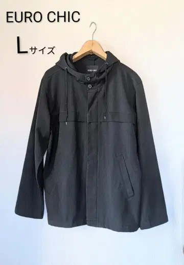 EURO CHIC 후드 부착 자켓 L 사이즈