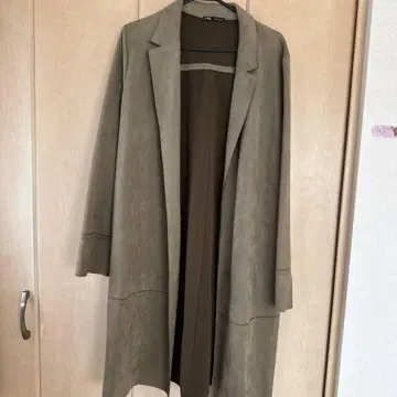 ZARA 카키 체스터 코트 L 사이즈