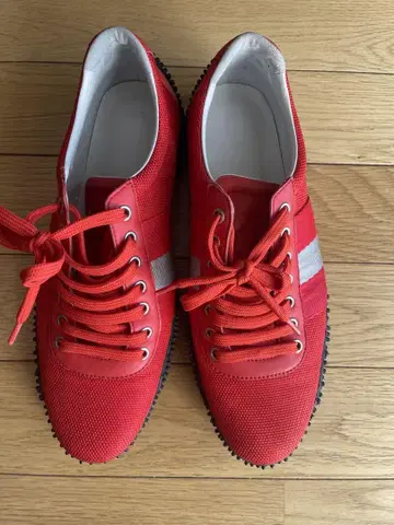BALLY 빨간색 스니커즈 37