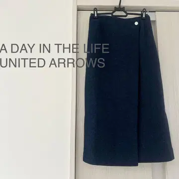 UNITED ARROWS A DAY IN THE LIFE 랩 스커트