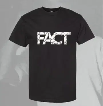 FACT CHAIN 티셔츠 블랙 L 사이즈
