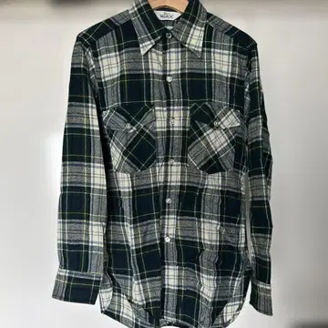 Woodrich 체크 무늬 셔츠 M 사이즈