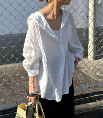 ISOOK 후드 부착 시어 셔츠