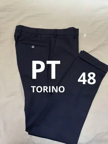 PT TORINO 네이비 슬랙스 48