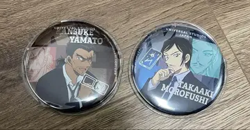 USJ 2025 나가노현경 모로부시 타카아키 야마토 칸스케 캔 배지 세트