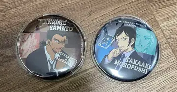 USJ 2025 나가노현경 모로부시 타카아키 야마토 칸스케 캔 배지 세트