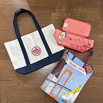 Trader Joe's 토트백과 보냉백 3개 세트
