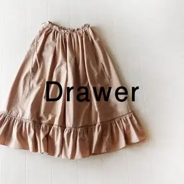 새상품급 드로어 6, 4만 개더 플레어 스커트 Drawer 베이지 계열