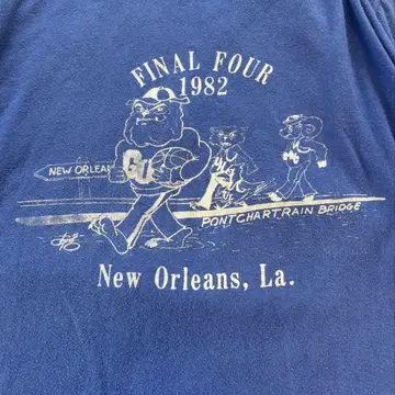 FINAL FOUR 1982 T셔츠 네이비