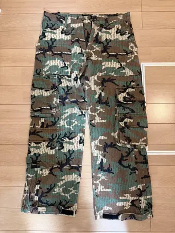 XLARGE 카모플라쥬 카고 팬츠 34