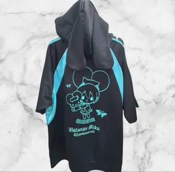 하츠네 미쿠 시나모롤 트랙 자켓 블랙 산리오 L 귀 포함