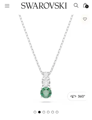 스와로브스키 새상품 AttractTrilogy 목걸이 SWAROVSKI
