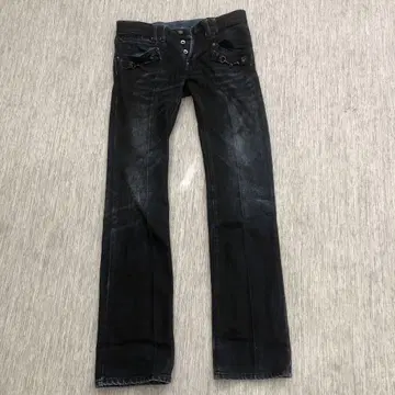 BUFFALO BOBS 다크 블루 스트레이트 데님 슬림