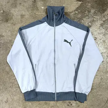 90s PUMA 푸마 트랙 자켓 L 저지 라이트 블루