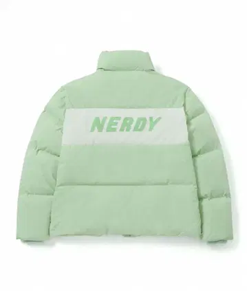 NERDY 민트 그린 다운 자켓