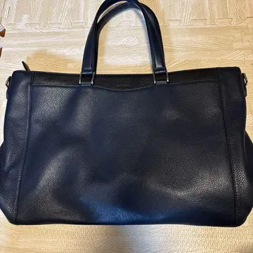 FUJI TAKA 비즈니스 백 네이비 가죽제