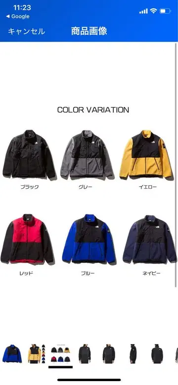 THE NORTH FACE 데날리 자켓 네이비