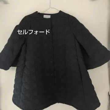 CELFORD 블랙 퀼팅 자켓