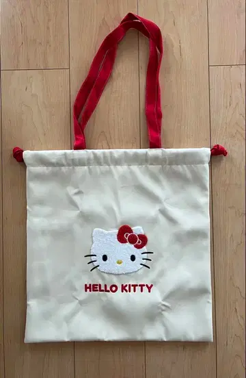 훼미리마트 한정판 인기 헬로키티 복조리 토트백 키티