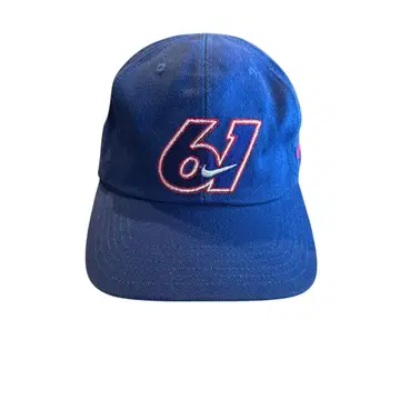 NIKE 나이키 90s 캡 야구 모자 자수 로고 블루 구제 의류