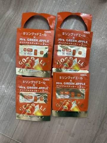 기린 Mrs. GREEN APPLE 콜라보 스티커 2개입