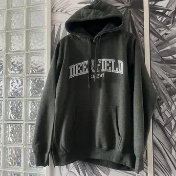 디어필드 칼리지 후드티 트레이닝복 L 보딩스쿨 하버드