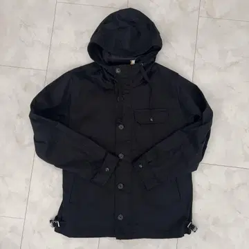 BEAMS 후드 부착 자켓 블랙 L
