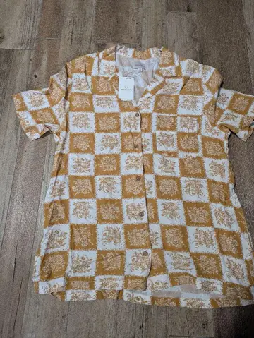 BRIXTON 오픈 카라 셔츠 S 사이즈