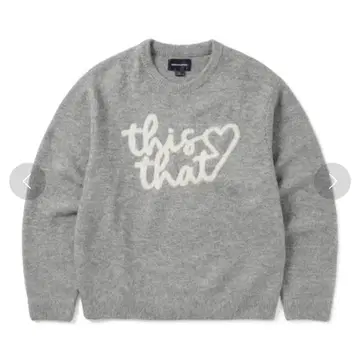 thisisneverthat Heart Logo Knit Sweater