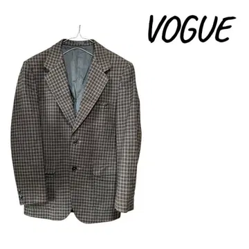 [ 새상품급 ] 남성용 VOGUE 체크 무늬 테일러드 자켓