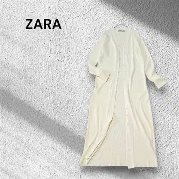 [새상품급] ZARA 아이보리 롱 가디건 니트 원피스