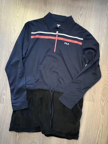 FILA 네이비 저지 긴팔