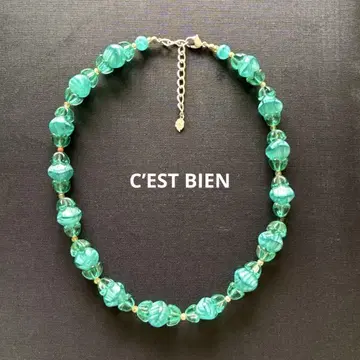 C'EST BIEN 목걸이 유리