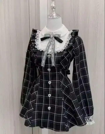 체크 무늬 지뢰 셋업