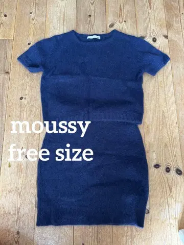 moussy 마우지 택 포함 미사용 새상품 니트 셋업