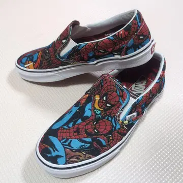 새상품급 VANS MARVEL 슬립온 스파이더맨 27.5 콜라보