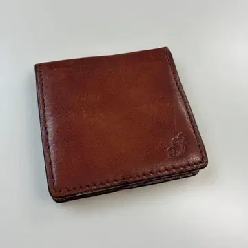 새들 레더 브라운 코인 케이스